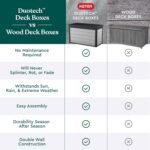 Denali 200 Gal Deck Box – Grey & Black Resin Outdoor Storage - Image 10