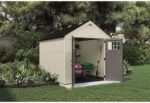 8×10 FT Tremont Resin Shed – Double Doors Vanilla & Slate - Image 2