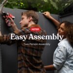 Manor 4×6 Resin Storage Shed – Grey & White Outdoor Organizer - Image 9