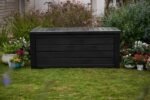Westwood 150 Gal Resin Storage Box – Dark Grey Patio Bin - Image 4