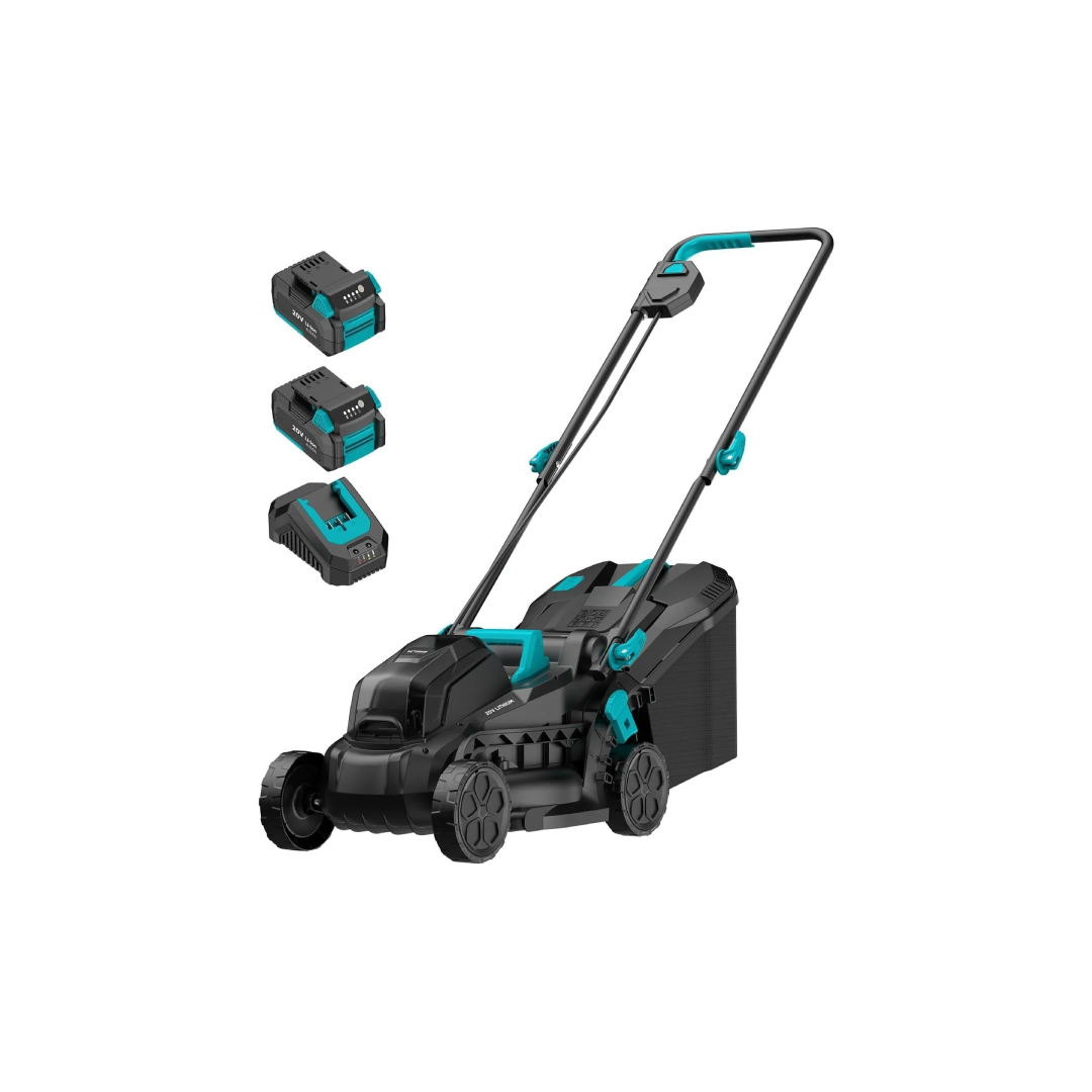 Cordless Electric Lawn Mower 20 V – 13.2” 5-Height Adjustment Cordless Electric Lawn Mower 20 V – 13.2” 5-Height Adjustment - Image 1