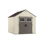8×10 FT Tremont Resin Shed – Double Doors Vanilla & Slate