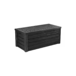 Westwood 150 Gal Resin Storage Box – Dark Grey Patio Bin