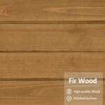 Macrout 78” Wood Storage Cabinet – 6 Shelves Lockable Outdoor - Image 8