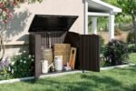 34 Cu Ft Horizontal Resin Shed – Weatherproof Black Storage - Image 8
